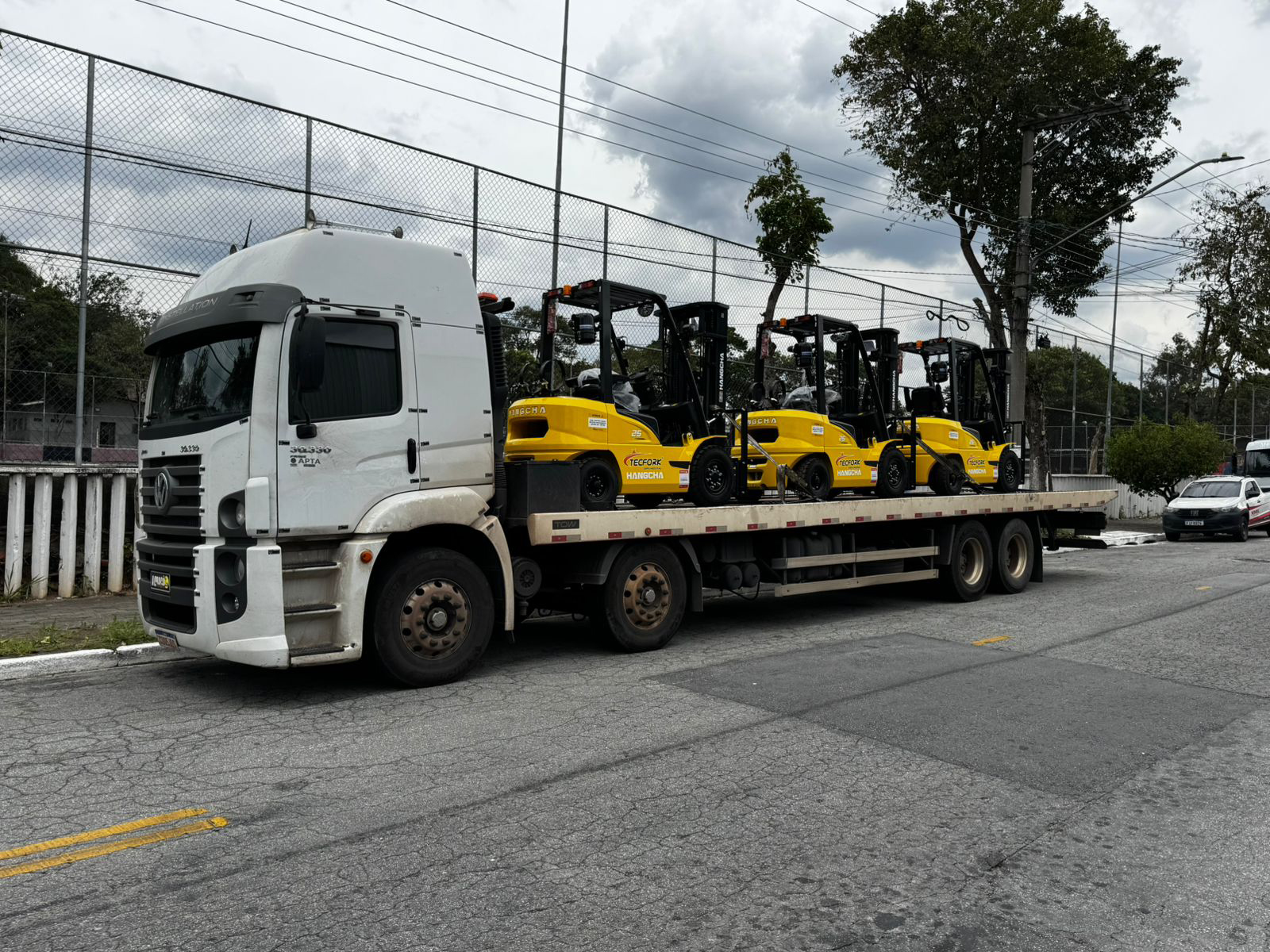 Logística de maquinário industrial